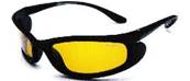 Lunettes polar FJO monture polyamide (moto) jaune
