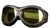 Lunettes masque biker verres jaunes