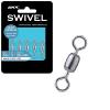 BKK  crane swivel nickel noir x5pcs