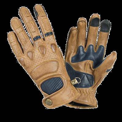 Gants PILOT marron et bleu L