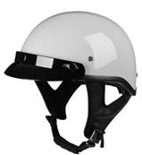 Casque moto NON HOMOLOGUE type police US , XL .blanc