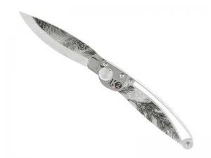 couteau pliant K2 élégance gravure pins 