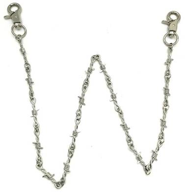 Chainette barbelés pour portefeuille
