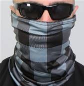 Masque protection solaire HOT LEATHERS damier gris