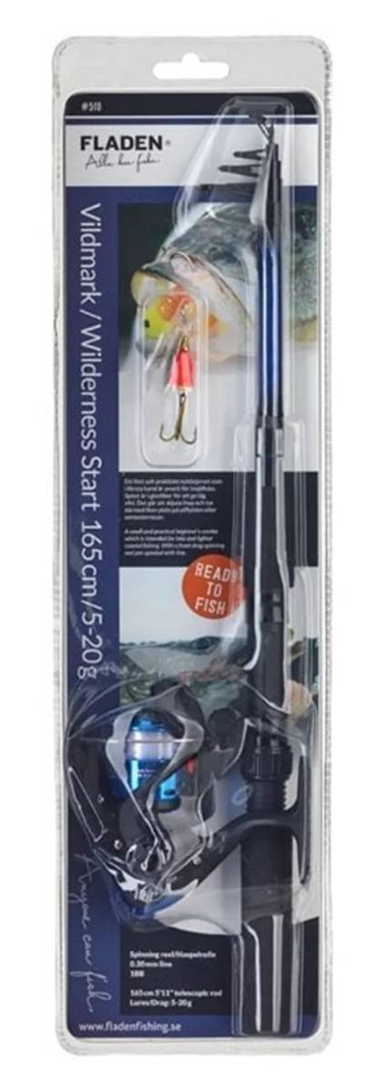 Combo fladen start vildmark READY to FISH 1m65 5-20g (C4)