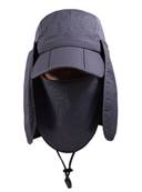 Casquette couvre nuque couvre nez bleu clair ou gris