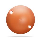 Flotteur à 2 trous dia.13,5cm - 1L - orange - 600m (50/sac)