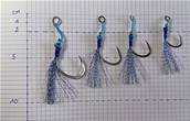 Hameçon jig asari D-BARB BLUE ASSIST - 4 tailles