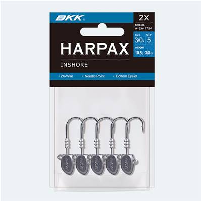 Hameçons plombé jig BKK HARPAX inshore 42g n°6/0 