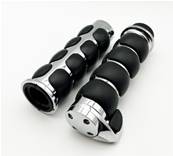 Poignée guidon neoprene , avec accelerateur