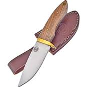 couteau BRK mini poignard manche marron +etui