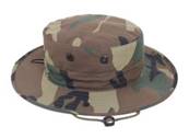 Chapeau Boonie ajustable - camo bois