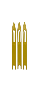 Aiguille à ramender jaune 215mm pack de 3Aiguille à ramender jaune 215mm pack de 3