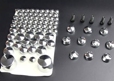 Capuchons chromés kit pour vis HD softail