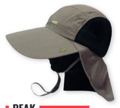 Casquette nuque PEAK verte