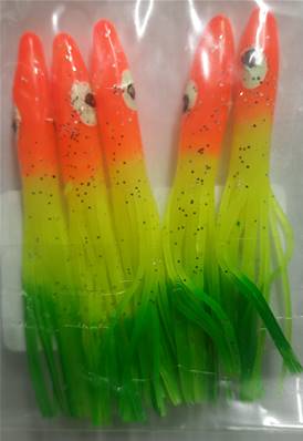 Octopus NEEDLE FISH JW 60mm color rasta (x5) FINI -30%