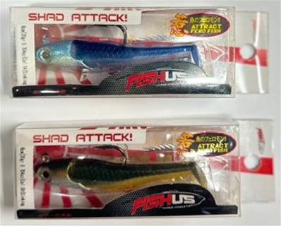 Leurre souple monté SHAD ATTACK 20gr 80mm 14 FINI