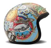 Casque DMD jet vintage WOODSTOCK large