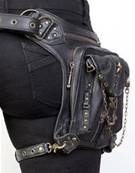 Jambiere simili cuir deco cuivre pour femme