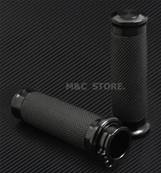 Poignée guidon neoprene embouts noirs