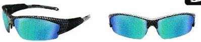 Lunettes FJO monture polyamide bi-injection (velo) verte FINI -30%