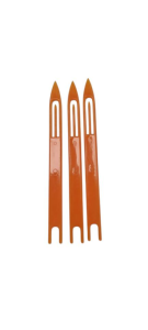 Aiguille à ramender orange 230mm pack de 3
