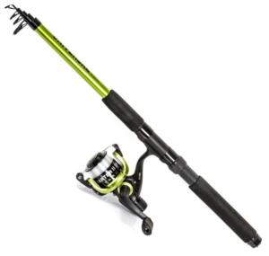 Combo fladen charter green II 30 1BB + line 2m10