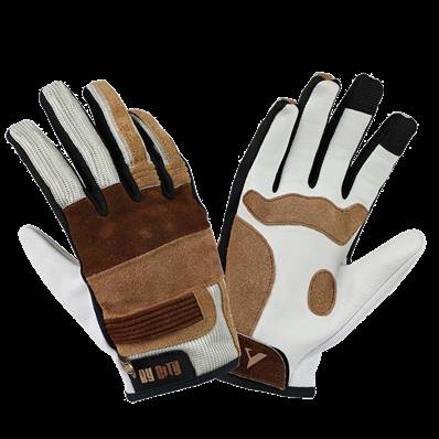 Gants FLORIDA MAN blanc et marron XL