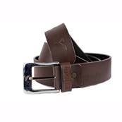 Ceinture cuir marron BY CITY