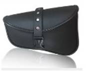 Sacoches latérales noires forme biais fermeture plastique