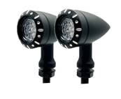 Clignotant et stop noir type bober café racer