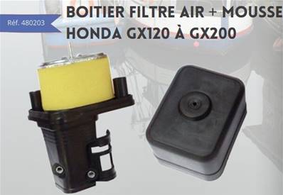 VIROSEA SAV boitier filtre a air + mousse HONDA de GX120 à GX200