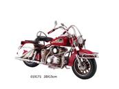 Modele moto rouge 28x10x15cm