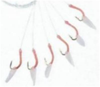 Larves Fladen pink sabiki 6 ham n°8 (C25)