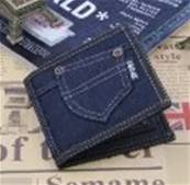 Portefeuille JEANS façade poche