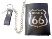 Portefeuille biker cuir Rte 66